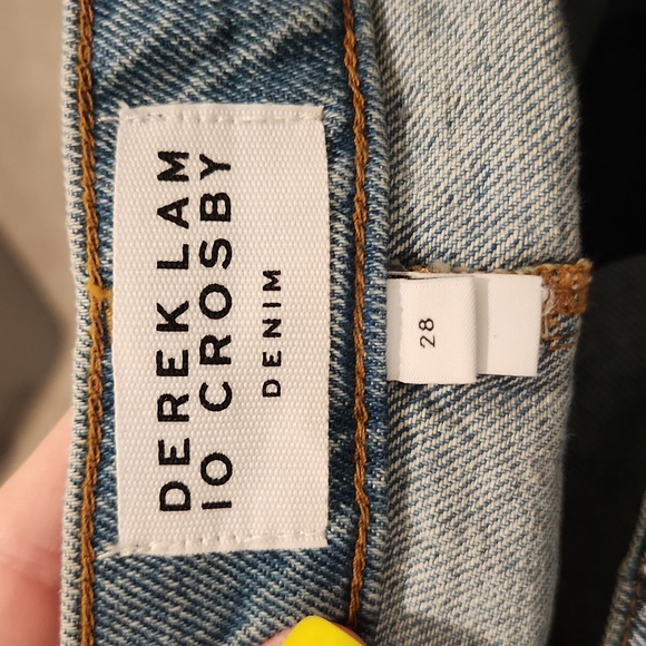 Derek Lam Medium Wash Casual Midi Skirt Size 28! - Picture 4 of 13